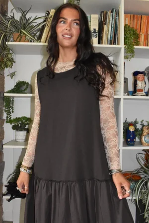 Love Lace Body Skim Top Oyster